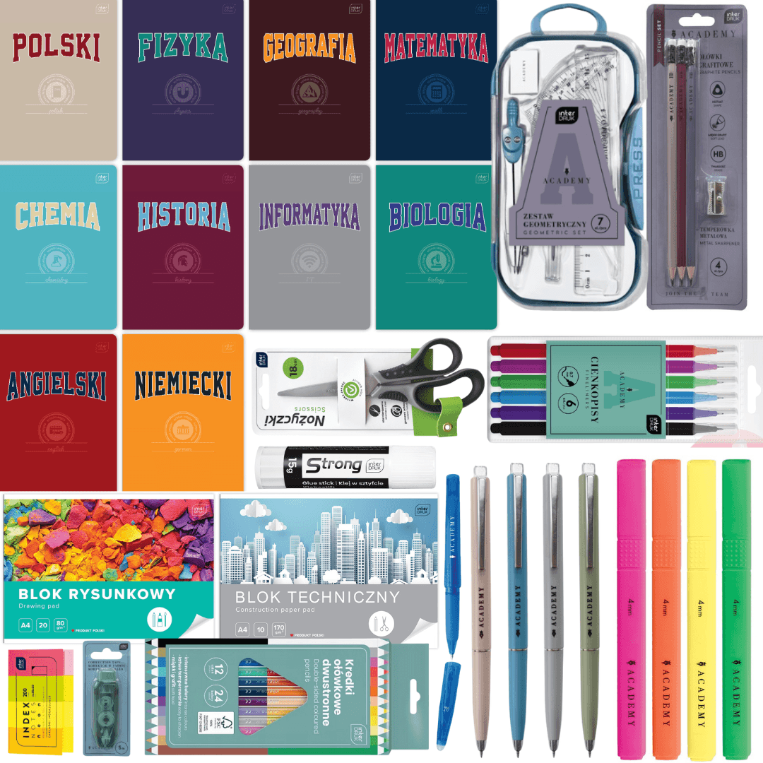 Mistrzowski Zestaw -  wyprawka szkolna 4-8 Interdruk